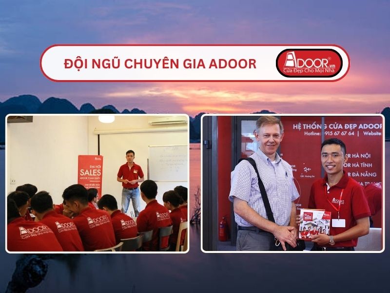 Đội ngũ Adoor chuyên nghiệp phục vụ khách hàng tại Hà Nam
