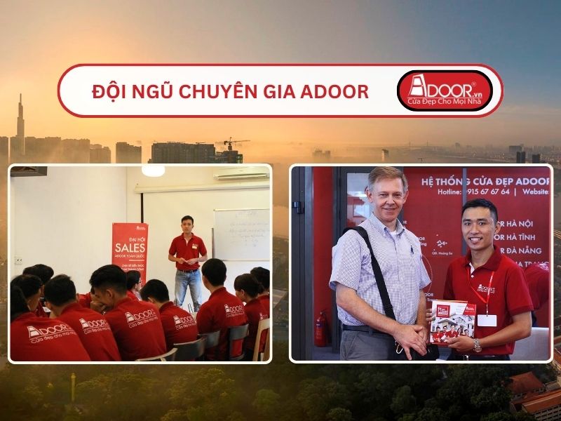 Đội ngũ Adoor chuyên nghiệp phục vụ khách hàng tại Hồ Chí Minh