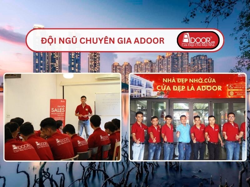 Đội ngũ Adoor chuyên nghiệp phục vụ khách hàng tại Hồ Chí Minh