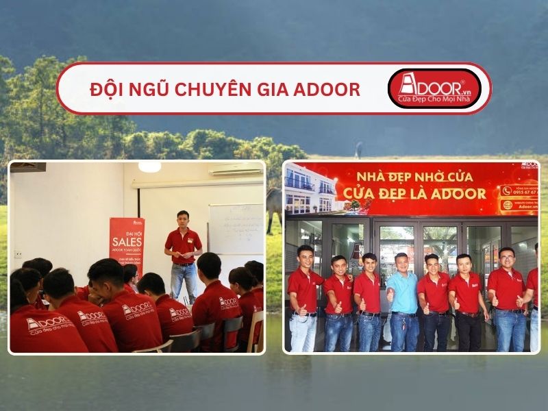 Đội ngũ Adoor chuyên nghiệp phục vụ khách hàng tại Lạng Sơn