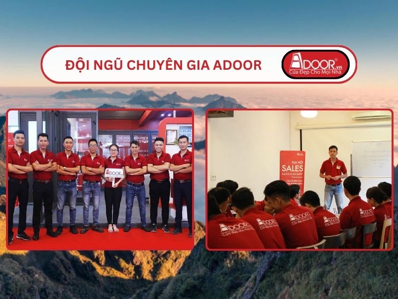 Đội ngũ Adoor chuyên nghiệp phục vụ khách hàng tại Lào Cai