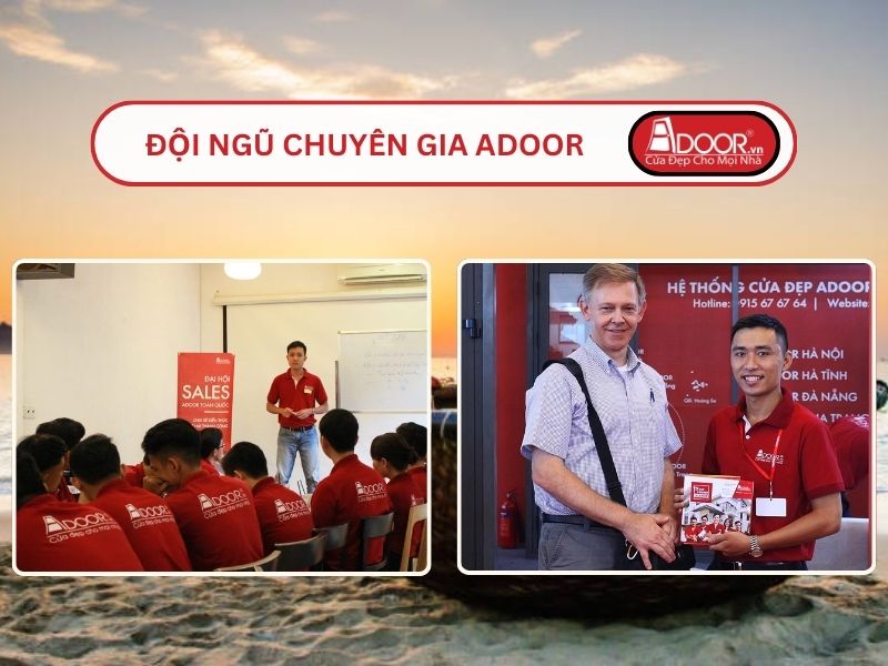 Đội ngũ Adoor chuyên nghiệp phục vụ khách hàng tại Ninh Thuận