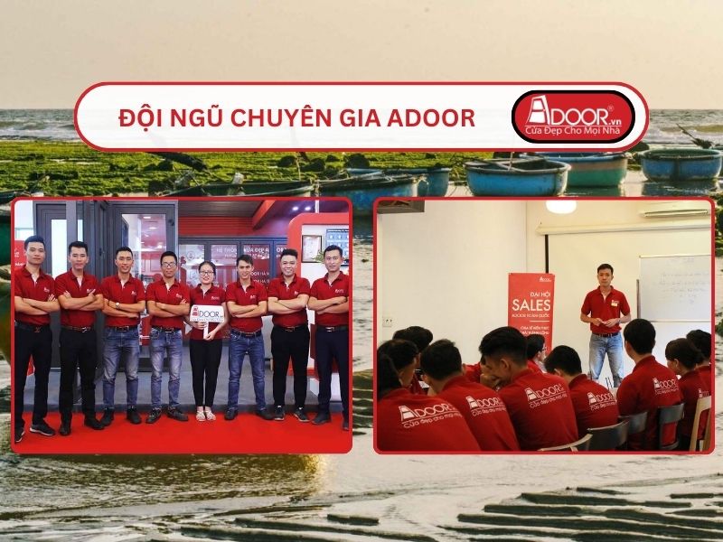 Đội ngũ Adoor chuyên nghiệp phục vụ khách hàng tại Ninh Thuận