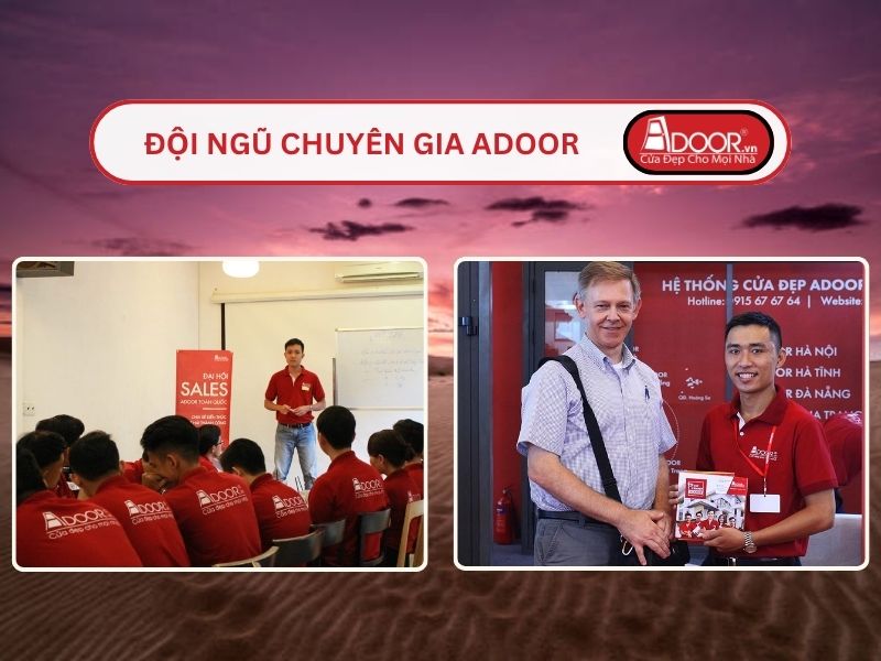Đội ngũ Adoor chuyên nghiệp phục vụ khách hàng tại Tại Phan Rang