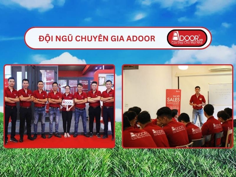 Đội ngũ Adoor chuyên nghiệp phục vụ khách hàng tại Tam Điệp, Ninh Bình