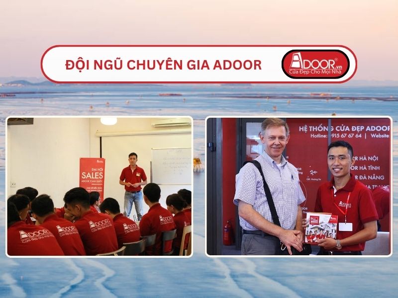 Đội ngũ Adoor chuyên nghiệp phục vụ khách hàng tại Thái Bình