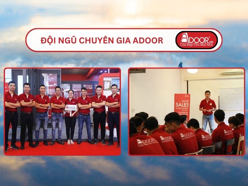 Đội ngũ Adoor chuyên nghiệp phục vụ khách hàng tại Thái Bình