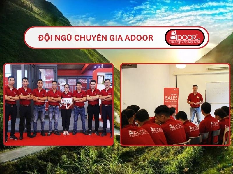Đội ngũ Adoor chuyên nghiệp phục vụ khách hàng tại Tuyên Quang