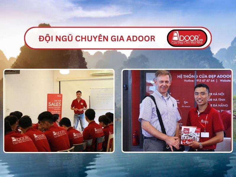 Đội ngũ Adoor chuyên nghiệp phục vụ khách hàng tại Tuyên Quang