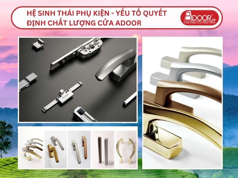 Hệ Sinh Thái Phụ Kiện - Yếu Tố Quyết Định Chất Lượng Cửa Adoor Tại Việt Trì
