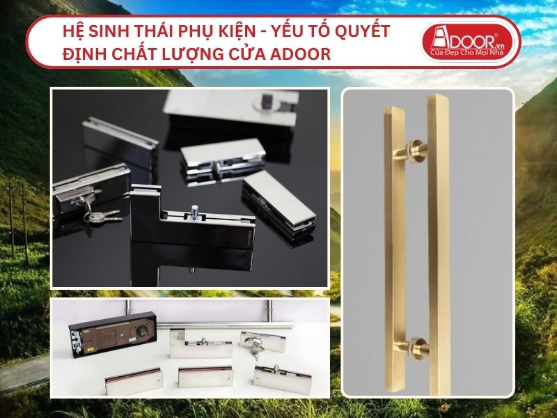 Hệ Sinh Thái Phụ Kiện - Yếu Tố Quyết Định Chất Lượng Cửa Nhôm Kính Thủy Lực Adoor Tại Tuyên Quang