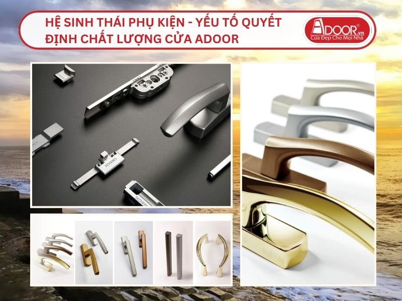 Hệ Sinh Thái Phụ Kiện - Yếu Tố Quyết Định Chất Lượng Cửa Nhôm Maxpro Adoor Tại Nam Định