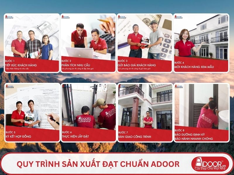 Quy trình Adoor phục vụ khách hàng tại Lào Cai