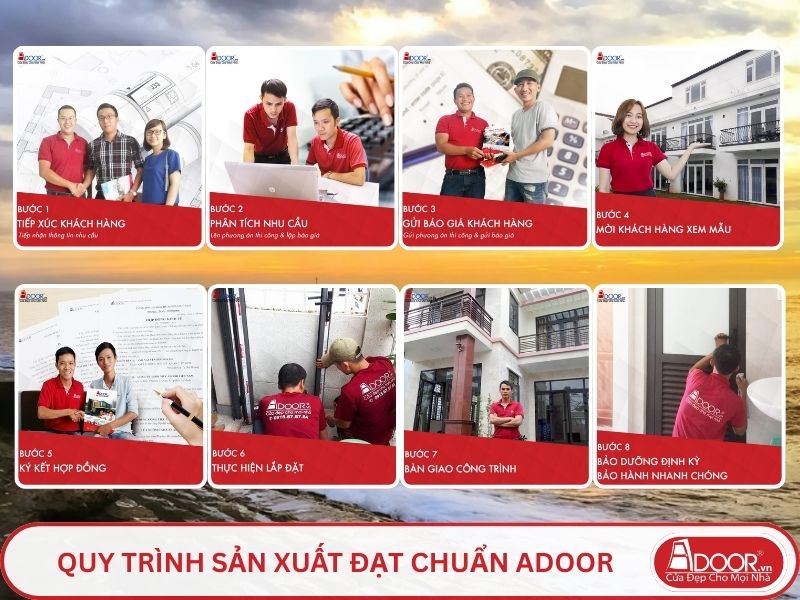 Quy trình Adoor phục vụ khách hàng tại Nam Định