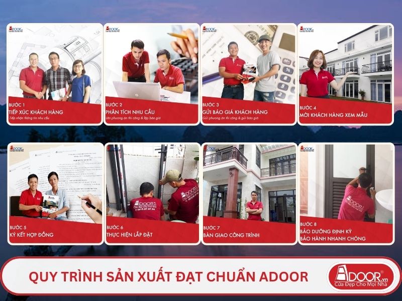 Quy trình phục vụ khách hàng lựa chọn cửa cổng tự động adoor tại Hà Nam