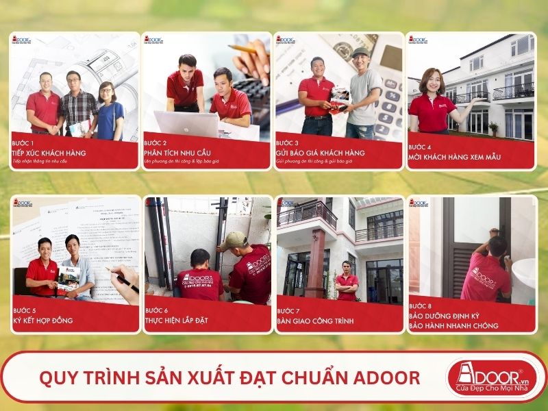 Quy trình phục vụ khách hàng lựa chọn cửa cổng tự động adoor tại Lạng Sơn