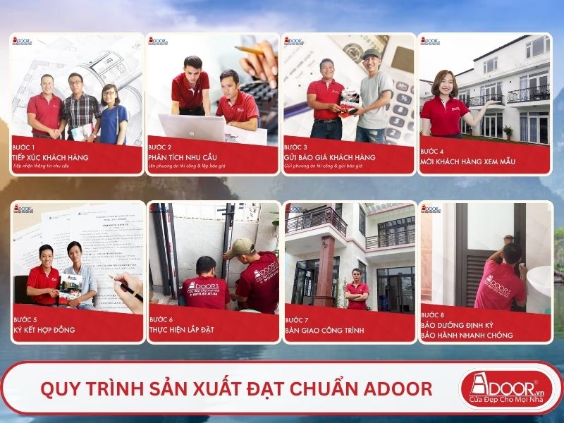 Quy trình phục vụ khách hàng lựa chọn cửa cổng tự động adoor tại Tuyên Quang
