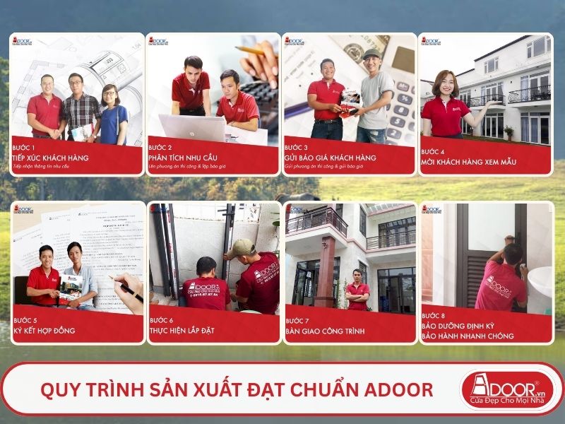 Quy trình phục vụ khách hàng lựa chọn cửa kính tự động adoor tại Lạng Sơn