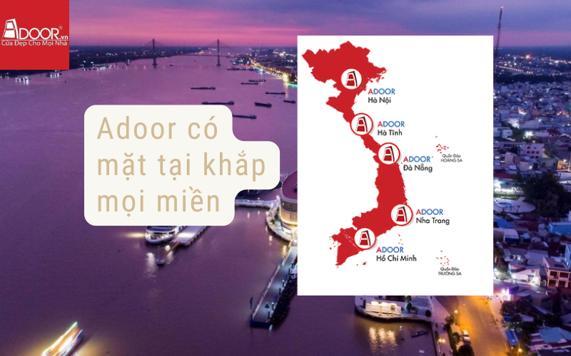 Adoor có mặt ở mọi miền 