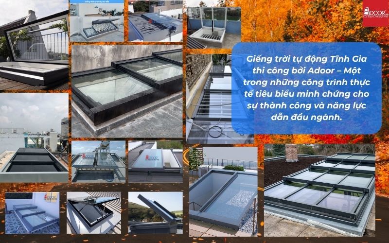 Giếng trời tự động Tĩnh Gia thi công bởi Adoor – Một trong những công trình thực tế tiêu biểu minh chứng cho sự thành công và năng lực dẫn đầu ngành.