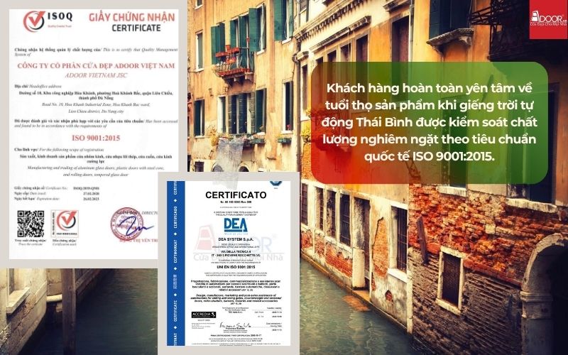 Khách hàng hoàn toàn yên tâm về tuổi thọ sản phẩm khi giếng trời tự động Thái Bình được kiểm soát chất lượng nghiêm ngặt theo tiêu chuẩn quốc tế ISO 9001:2015. Khách hàng hoàn toàn yên tâm về tuổi thọ sản phẩm khi giếng trời tự động Thái Bình được kiểm soát chất lượng nghiêm ngặt theo tiêu chuẩn quốc tế ISO 9001:2015.