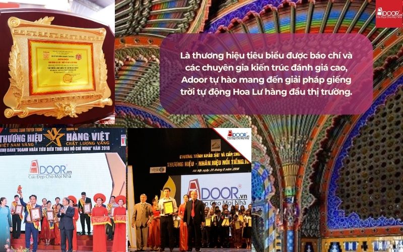Là thương hiệu tiêu biểu được báo chí và các chuyên gia kiến trúc đánh giá cao, Adoor tự hào mang đến giải pháp giếng trời tự động Hoa Lư hàng đầu thị trường.