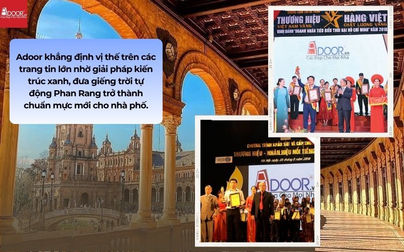 Adoor khẳng định vị thế trên các trang tin lớn nhờ giải pháp kiến trúc xanh, đưa giếng trời tự động Phan Rang trở thành chuẩn mực mới cho nhà phố.