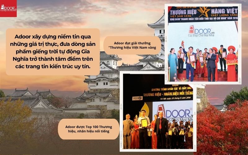 Adoor xây dựng niềm tin qua những giá trị thực, đưa dòng sản phẩm giếng trời tự động Gia Nghĩa trở thành tâm điểm trên các trang tin kiến trúc uy tín.