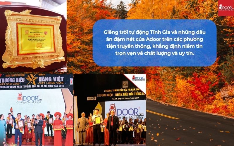 Giếng trời tự động Tĩnh Gia và những dấu ấn đậm nét của Adoor trên các phương tiện truyền thông, khẳng định niềm tin trọn vẹn về chất lượng và uy tín.
