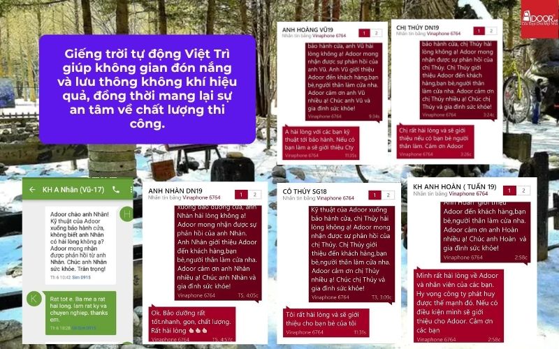 Giếng trời tự động Việt Trì giúp không gian đón nắng và lưu thông không khí hiệu quả, đồng thời mang lại sự an tâm về chất lượng thi công.