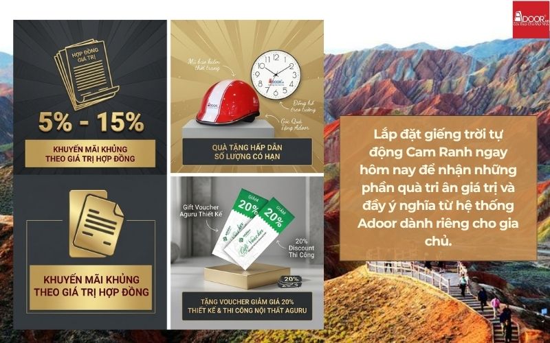 Lắp đặt giếng trời tự động Cam Ranh ngay hôm nay để nhận những phần quà tri ân giá trị và đầy ý nghĩa từ hệ thống Adoor dành riêng cho gia chủ.