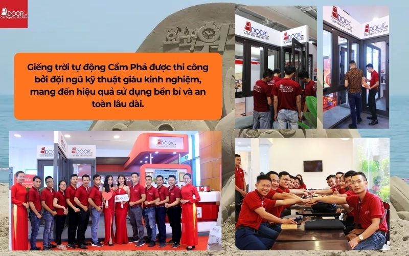 Giếng trời tự động Cẩm Phả được thi công bởi đội ngũ kỹ thuật giàu kinh nghiệm, mang đến hiệu quả sử dụng bền bỉ và an toàn lâu dài.