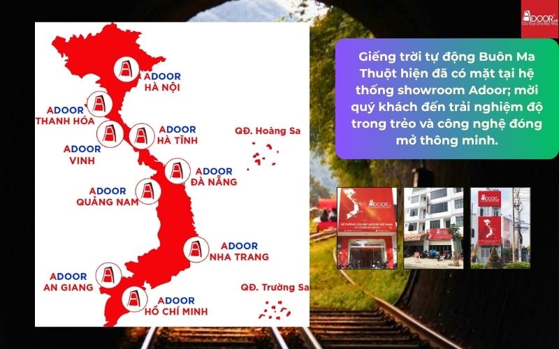 Giếng trời tự động Buôn Ma Thuột hiện đã có mặt tại hệ thống showroom Adoor; mời quý khách đến trải nghiệm độ trong trẻo và công nghệ đóng mở thông minh.
