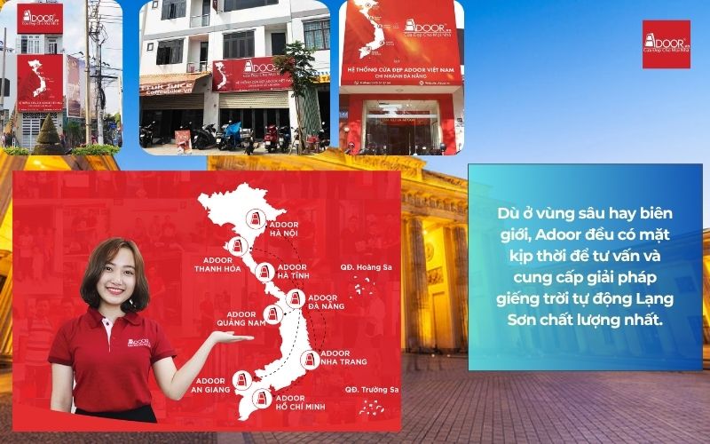 Dù ở vùng sâu hay biên giới, Adoor đều có mặt kịp thời để tư vấn và cung cấp giải pháp giếng trời tự động Lạng Sơn chất lượng nhất.