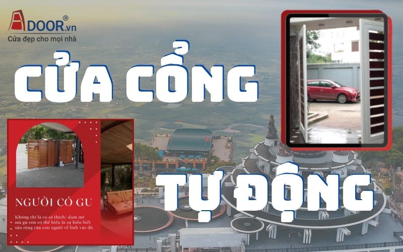 Cửa cổng tự động Tây Ninh Adoor