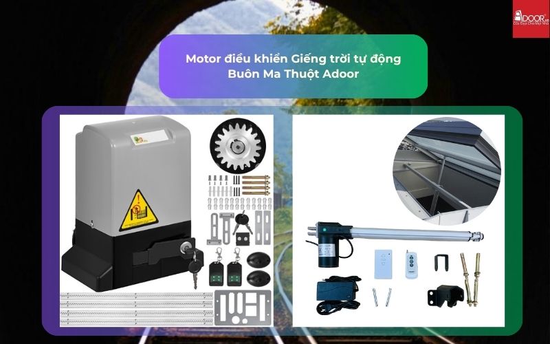 Motor điều khiển Giếng trời tự động Buôn Ma Thuột Adoor