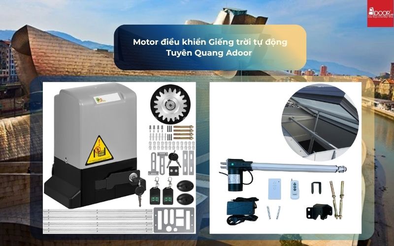Motor điều khiển Giếng trời tự động Tuyên Quang Adoor 