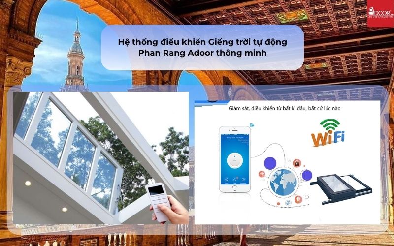Hệ thống điều khiển Giếng trời tự động Phan Rang Adoor thông minh