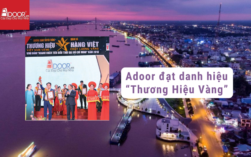 Adoor đạt danh hiệu "Thương hiệu Vàng"