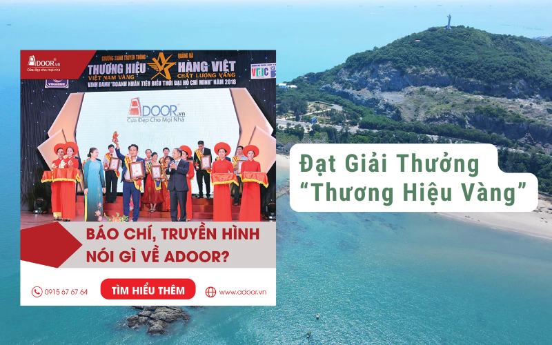 Adoor đạt giải "Thương hiệu vàng"