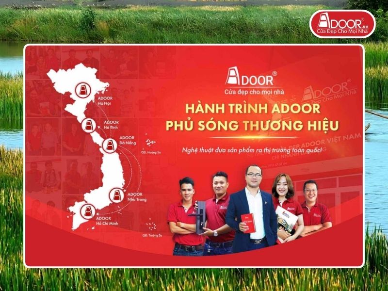 Chi nhánh Adoor phủ rộng toàn quốc phục vụ khách hàng Cửa Cổng Tự Động tại Bạc Liêu