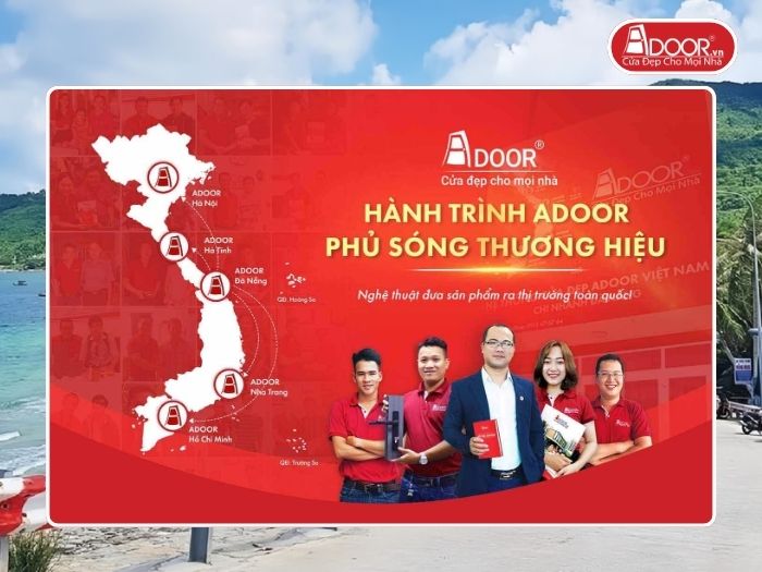 Chi nhánh Adoor phủ rộng toàn quốc phục vụ khách hàng Cửa Cổng Tự Động tại Kiên Giang