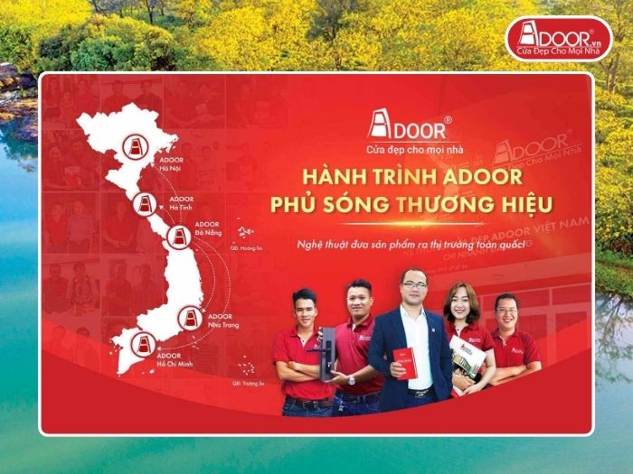 Chi nhánh Adoor phủ rộng toàn quốc phục vụ khách hàng Cửa Cổng Tự Động tại Long An