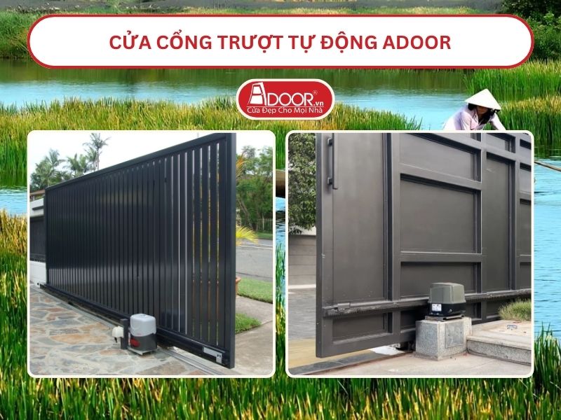 Cửa Cổng trượt tự động Adoor tại Bạc Liêu