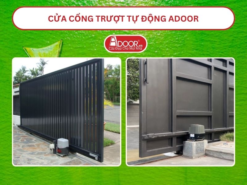Cửa Cổng trượt tự động Adoor tại Biên Hòa