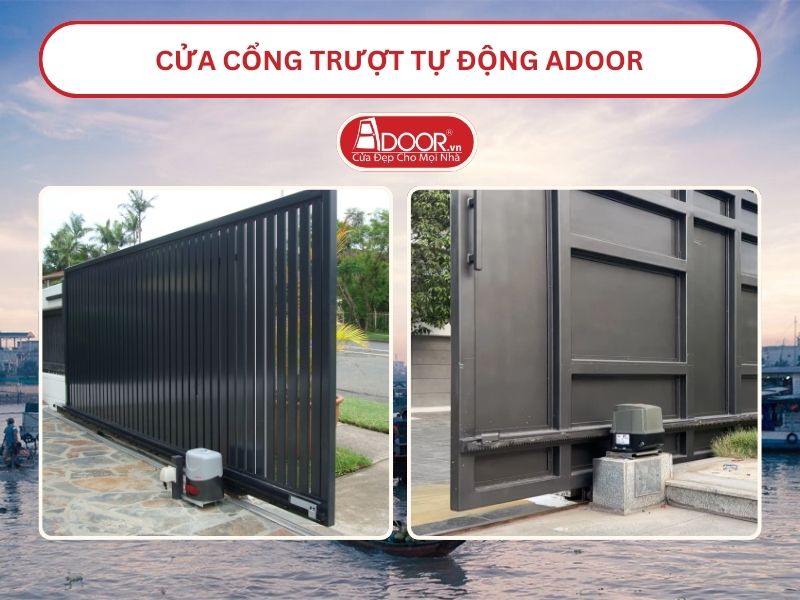 Cửa Cổng trượt tự động Adoor tại Cần Thơ