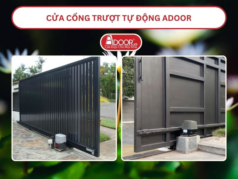 Cửa Cổng trượt tự động Adoor tại Hà Tiên