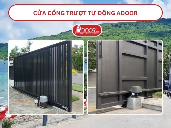 Cửa Cổng trượt tự động Adoor tại Kiên Giang