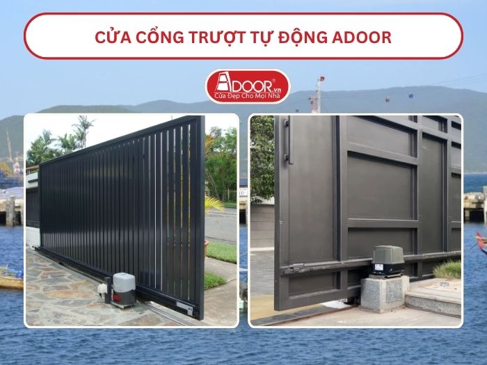 Cửa Cổng trượt tự động Adoor tại Nha Trang