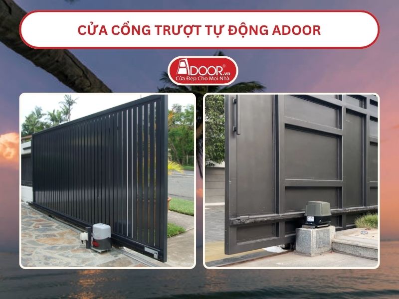 Cửa Cổng trượt tự động Adoor tại Phan Thiết